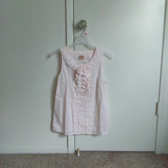 J. Crew Tops - SOLD JCrew Top With From Ruffle Design